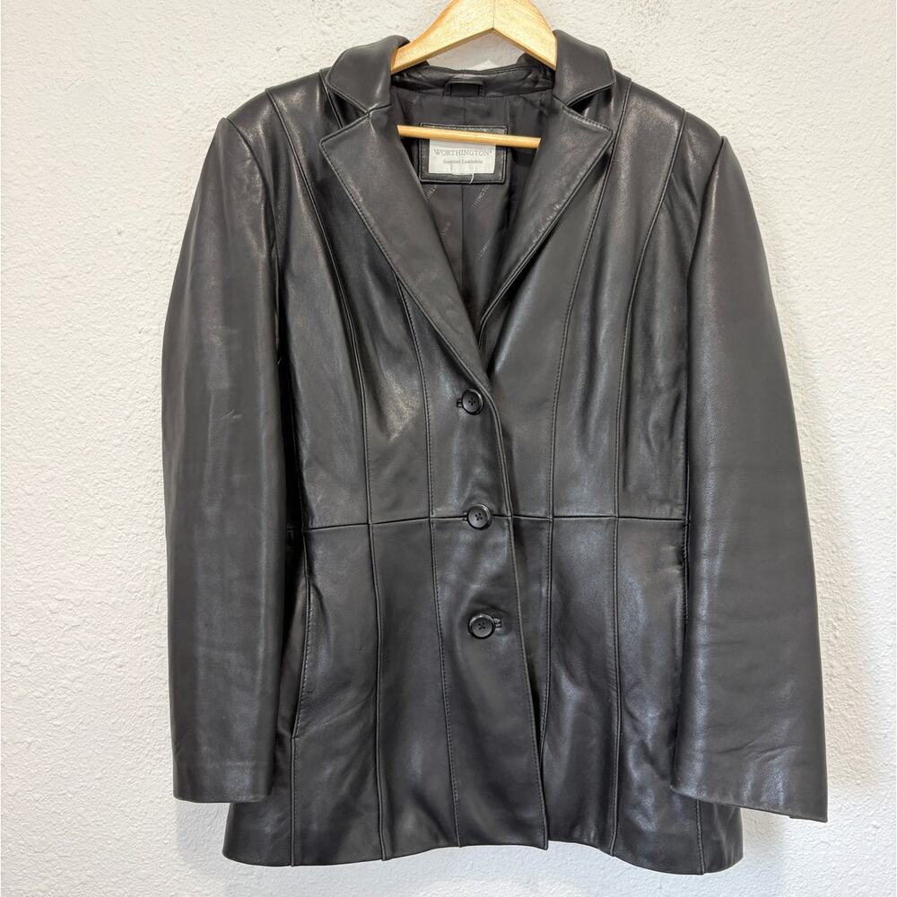 vintage lambskin leather jacket blazer classic grunge moto biker fall y2k 90s